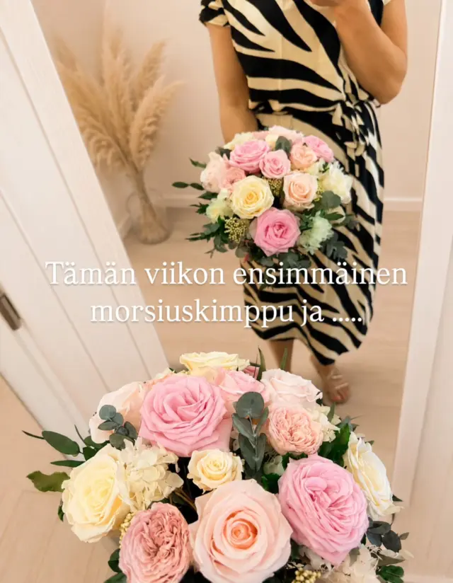 Tässä ovat tämän viikon morsiuskimput 🙂
Ensi viikolla jatketaan. 🫶