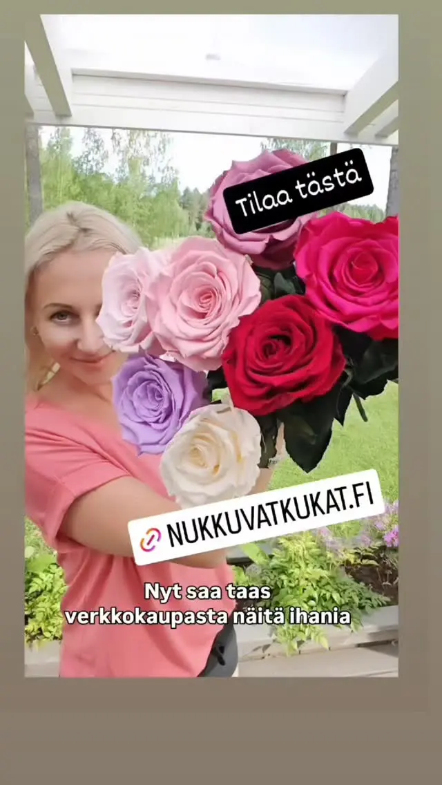 Uudet sävyt 😍 Aidot kukat ,mitkä kestää jopa vuoden 😱