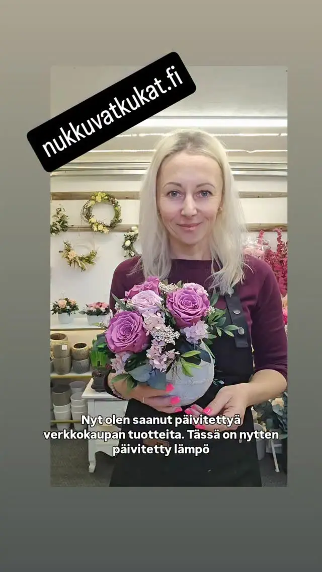 Olen tehnyt nukkuvatkukat.fi verkkokauppaan uusia tuotteita 😊