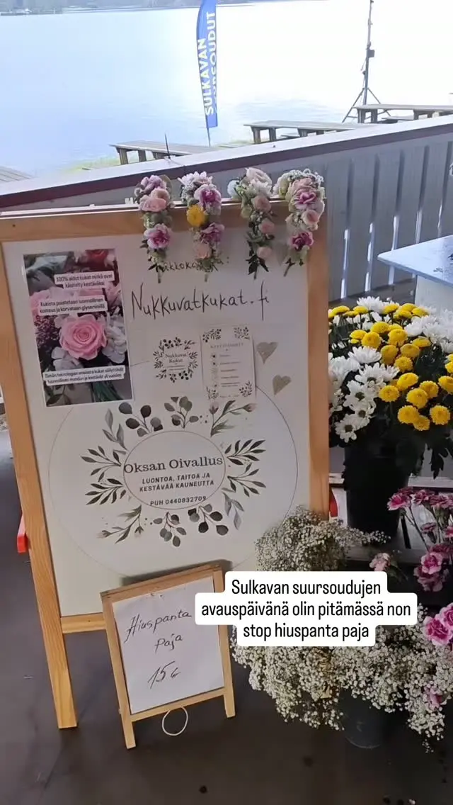 Sulkavan suursoudujen avauspäivä oli ihan huippu! Oli monta esiintyjä, työpajoja , ruokaa ja myös aurinko näyttäytyi ❣️Minulle on tärkeä olla mukana pikku paikkakuntien tapahtumissa. Kiitos,kun jaksatte järjestää 🥰 Nähdään taas lauantaina 😊