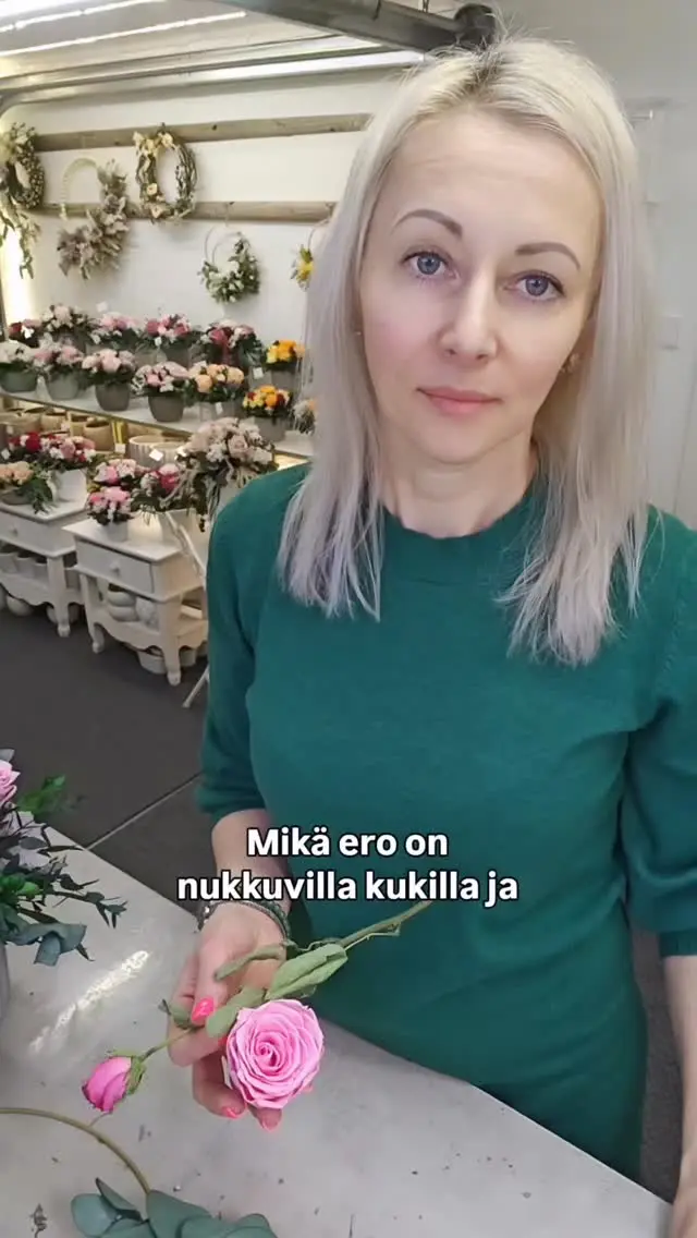 nukkuvatkukat.fi verkkokaupasta voit tilata ekologiset ja kestävät aidot kukat.