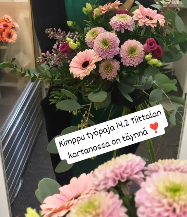 Putiikki auki ke-pe klo9-16.30 . Tavataan kurssilla tai Putiikissa ❣️